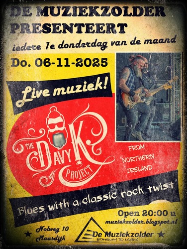 251022 Muziekzolder Poster Davy K project